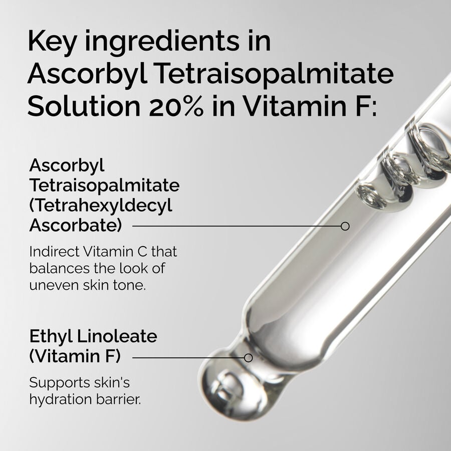 The Ordinary Treatment - Ascorbyl Tetraisopalmitate Solution 20% in Vitamin F | Detailed Overview　PS