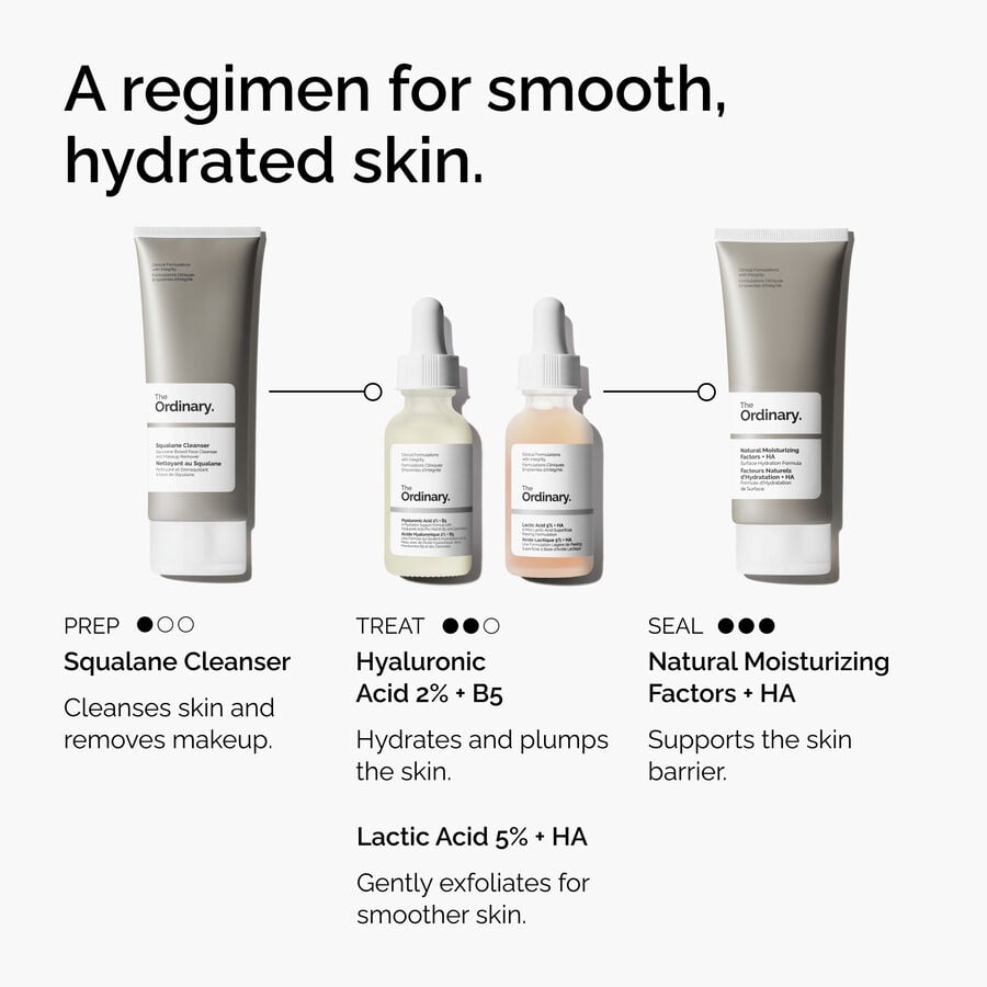 The Ordinary Exfoliating Treatment - Lactic Acid 5% + HA — Product Facts　VL