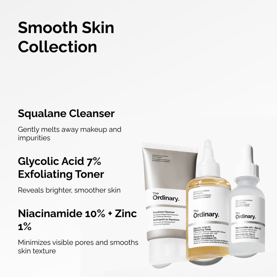The Ordinary Smooth Skin Collection Set | Detailed Overview　fy