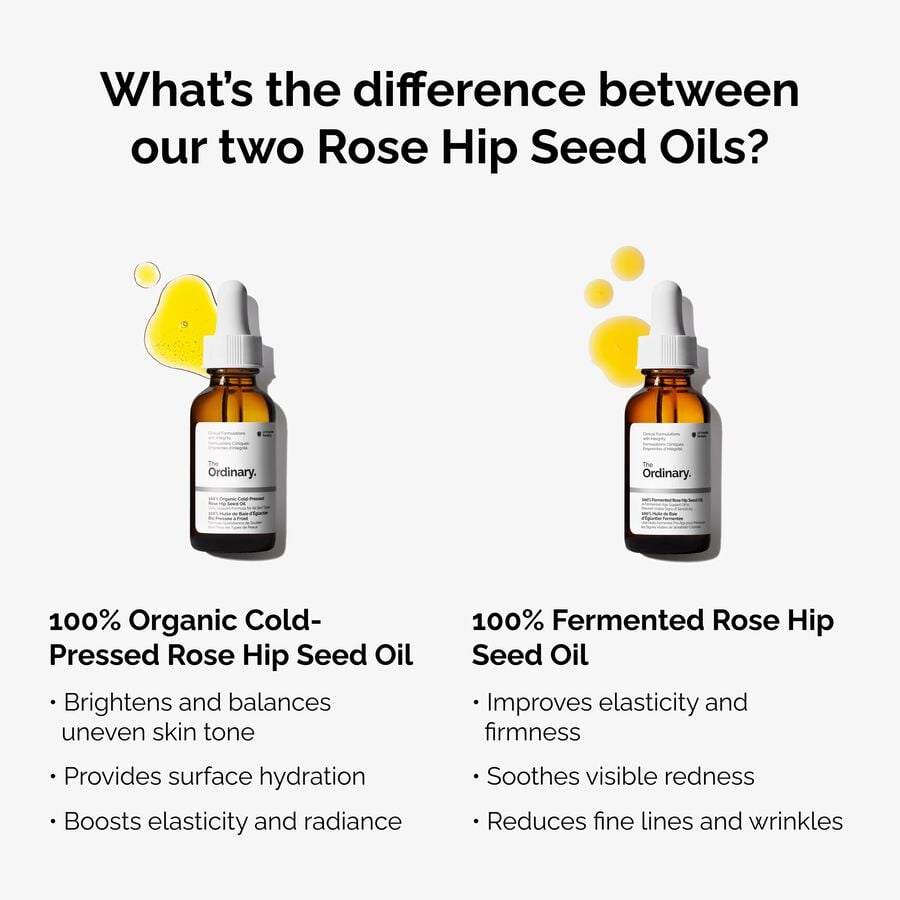 The Ordinary Face Oil - 100% Fermented Rose Hip Seed | Product Guide　XX