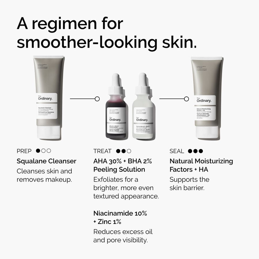 The Ordinary Exfoliating Treatment - AHA 30% + BHA 2% Peeling Solution — Item Information　Lz