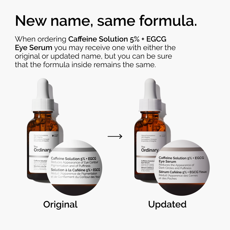 The Ordinary Eye Serum with Caffeine Solution 5% and EGCG | Product Guide　PD