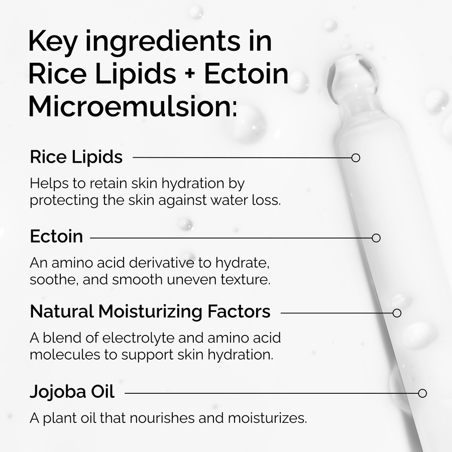 The Ordinary Moisturizer - Rice Lipids + Ectoin Microemulsion — Full Product Details　Ih