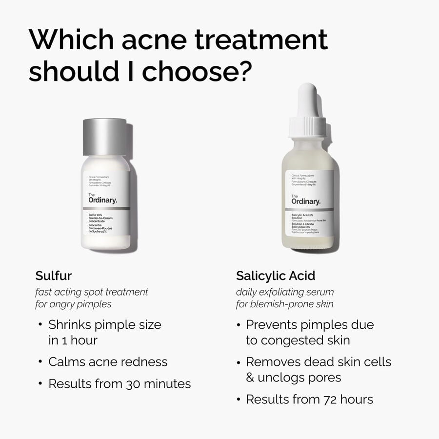 The Ordinary Sulfur 10% Powder-to-Cream Treatment — Full Product Details　9W