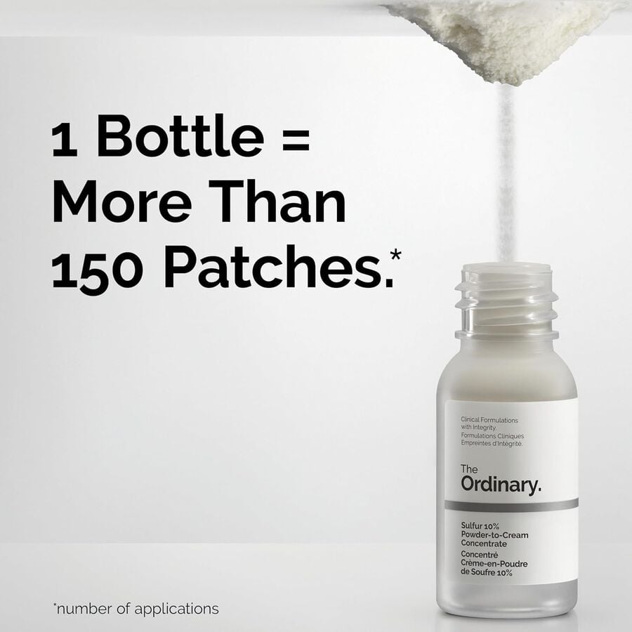 The Ordinary Sulfur 10% Powder-to-Cream Treatment — Full Product Details　9W